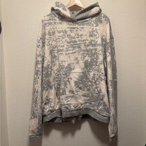 Urban Outfitters Gray and Cream Hoodie Sweater
